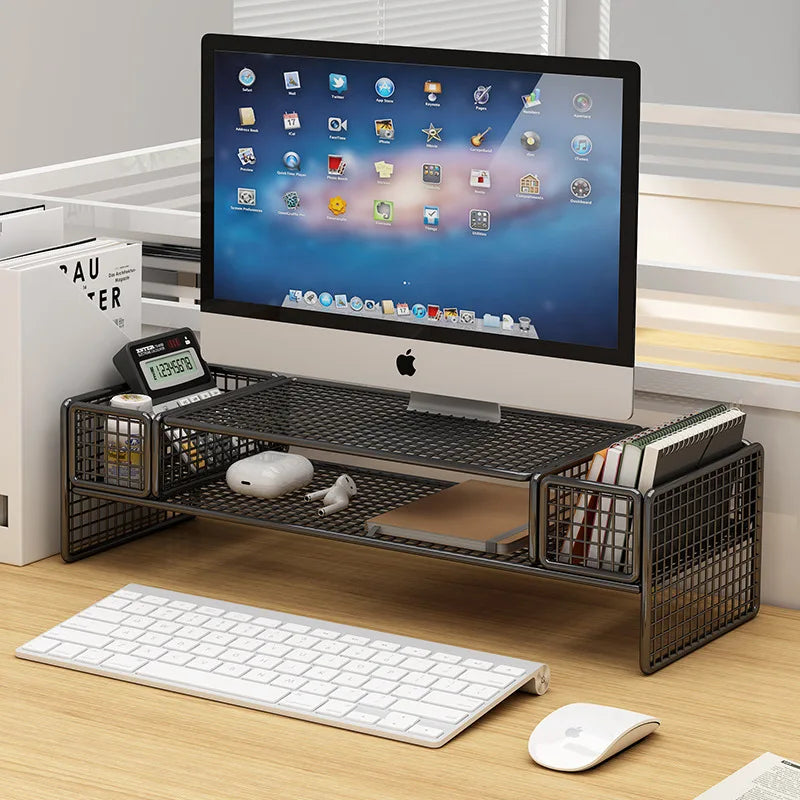 Height Adjustable Computer Stand Desk Monitor Laptop Cooling