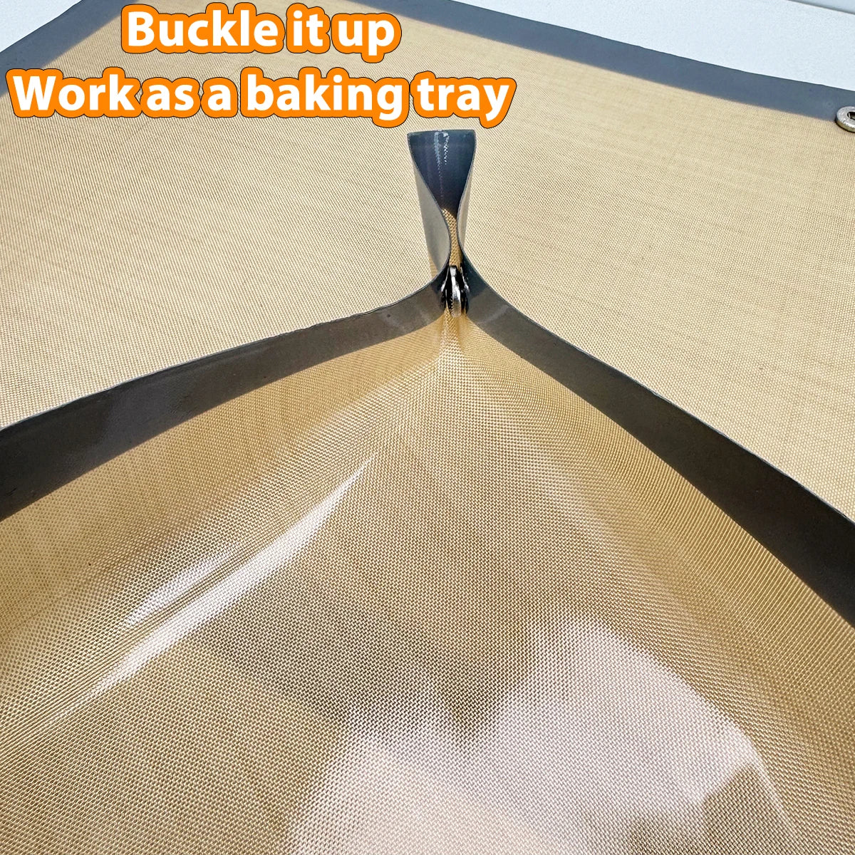 Reusable Silicone Baking Mat Buckle - Leakproof Non-Stick