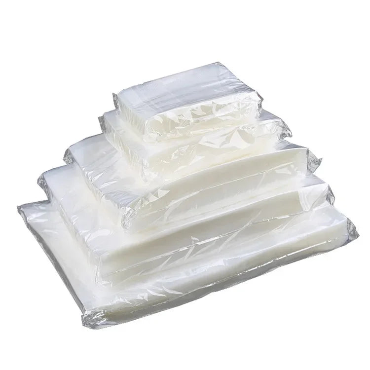 100pcs Clear Transparent Vacuum Sealer Bags Food Storage