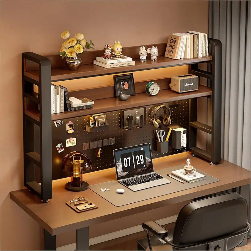 Desktop Shelving Unit Pegboard Desk/Computer Desk Multi-Layer