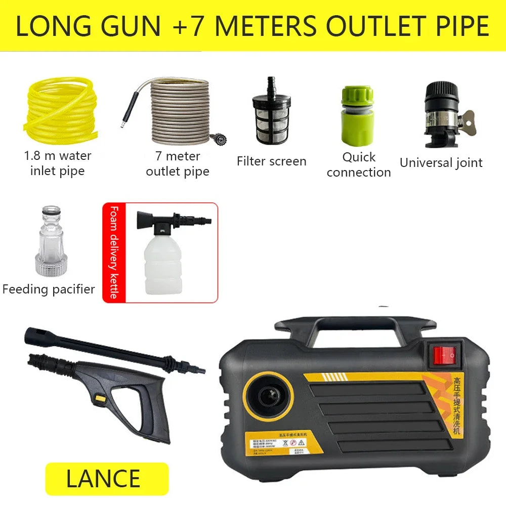 3000w Powerful Electric High Pressure Car Washer 220v/110v