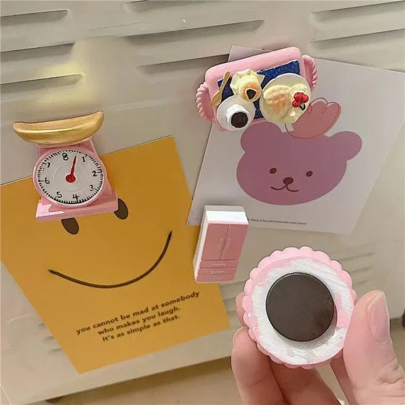Girl Is Cute Creative Resin Refrigerator Magnets Emulating