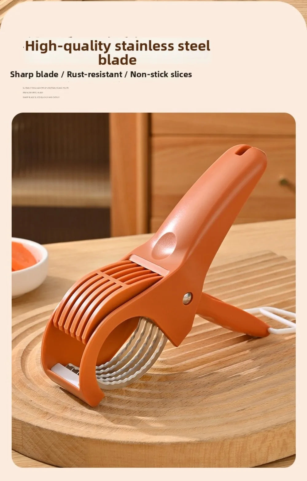 Stainless Steel Vegetable Fruit Slicer Multi-Purpose Fruit