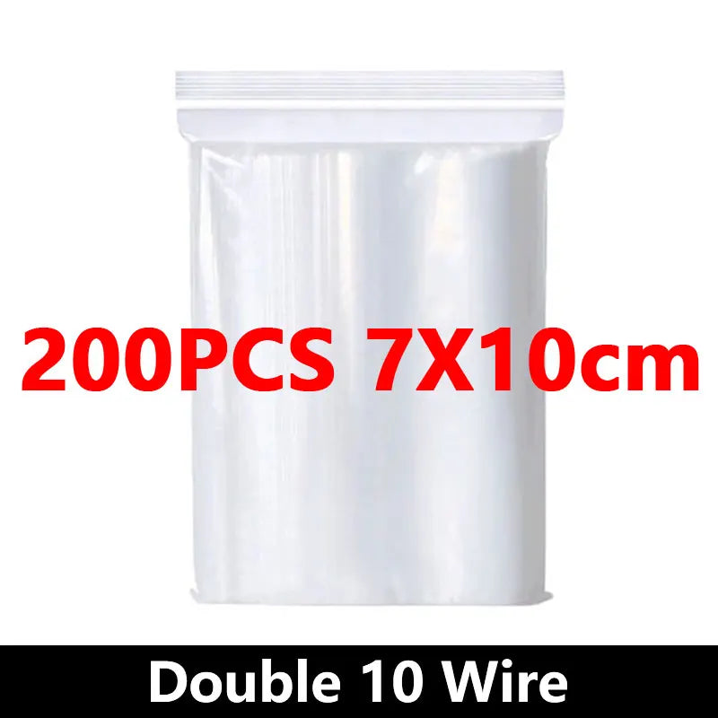 Small Zip Lock Plastic Bags Reclosable Transparent Bag