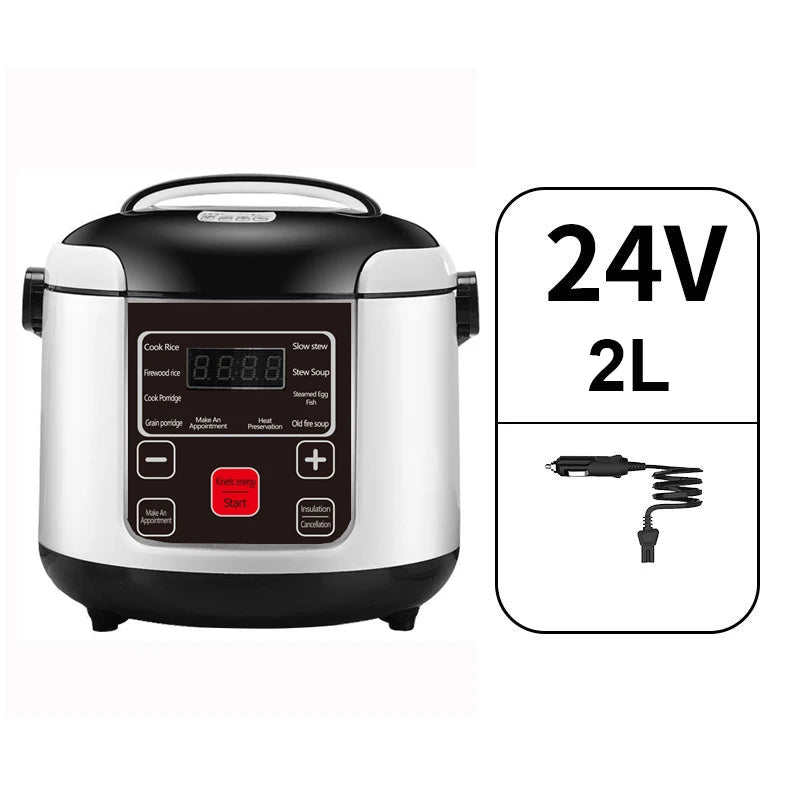 Car Rice Cooker 2l Electric Truck Multi-Cooker Soup