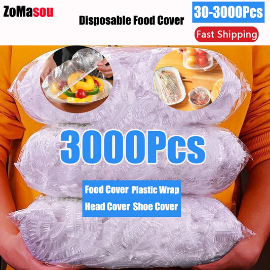 30-3000pcs Disposable Food Cover Refrigerato Food Fruit