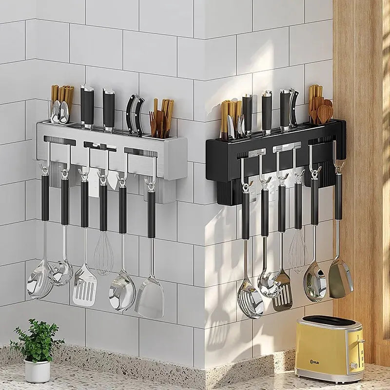 Stainless Steel Frame Wall Mounted Knife Holder Nail