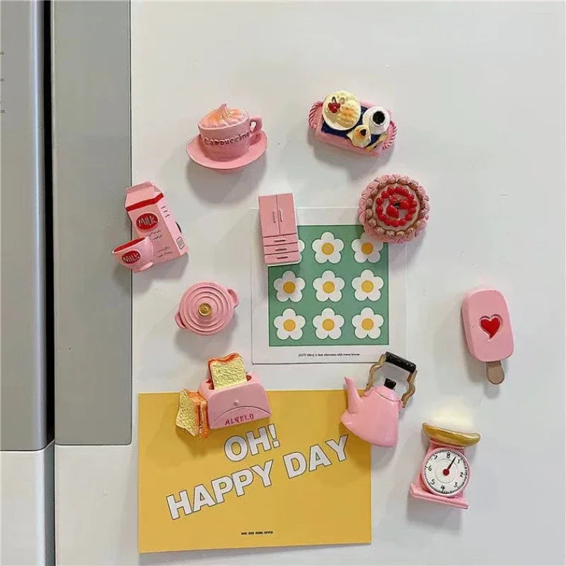 Girl Is Cute Creative Resin Refrigerator Magnets Emulating