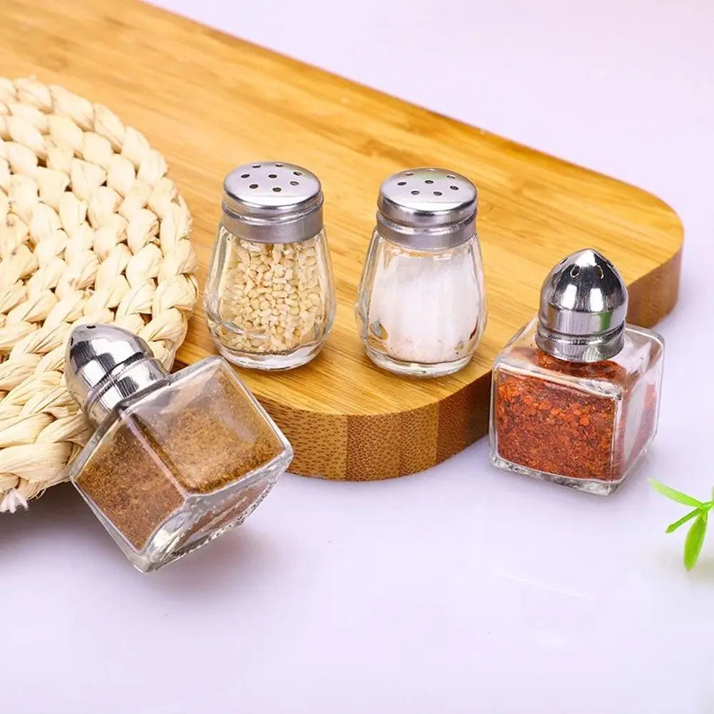 10/15ml Mini Seasoning Bottle Transparent Glass Spice Jars