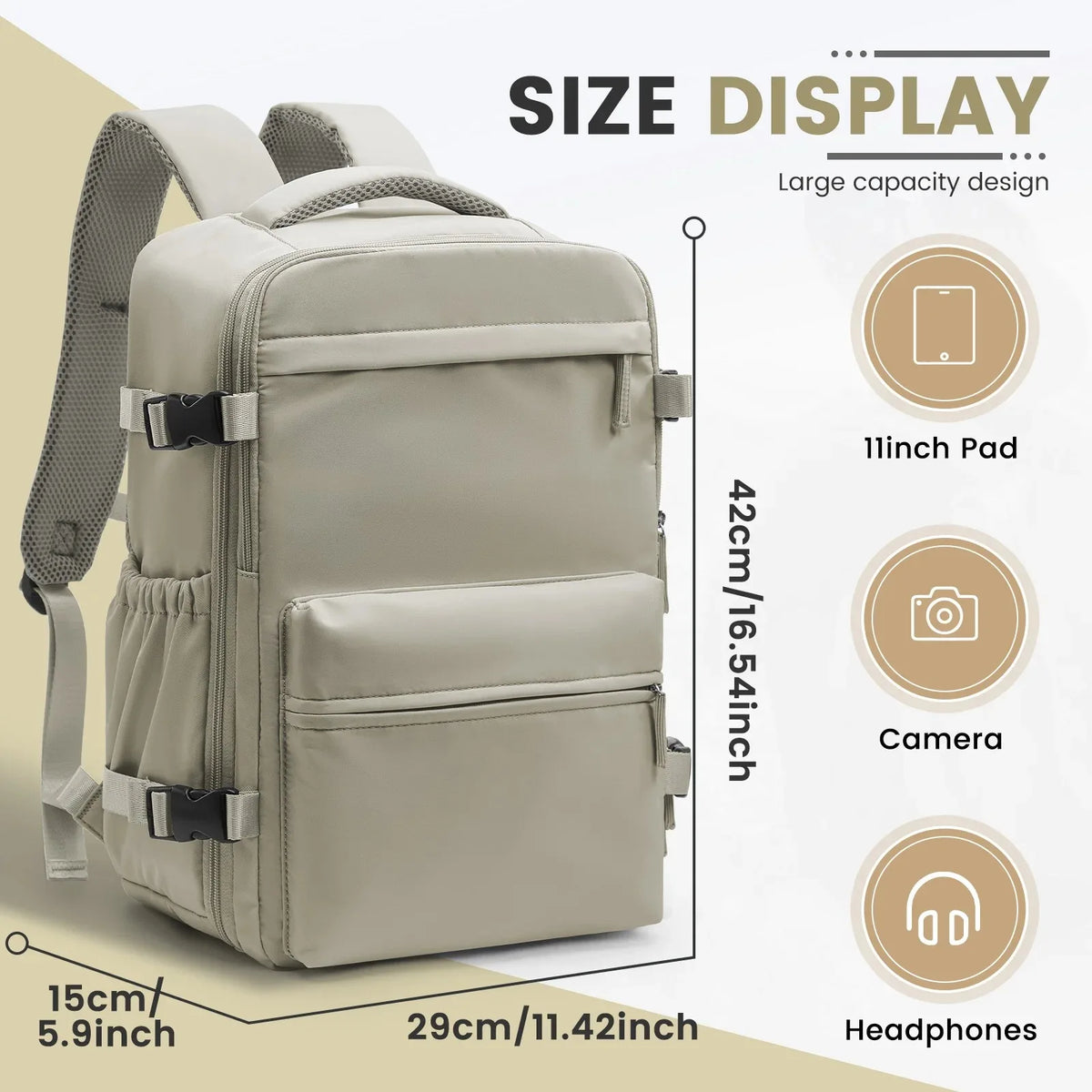 Ryanair 40x20x25 Cabin Bag Men Air Vacuum Compression
