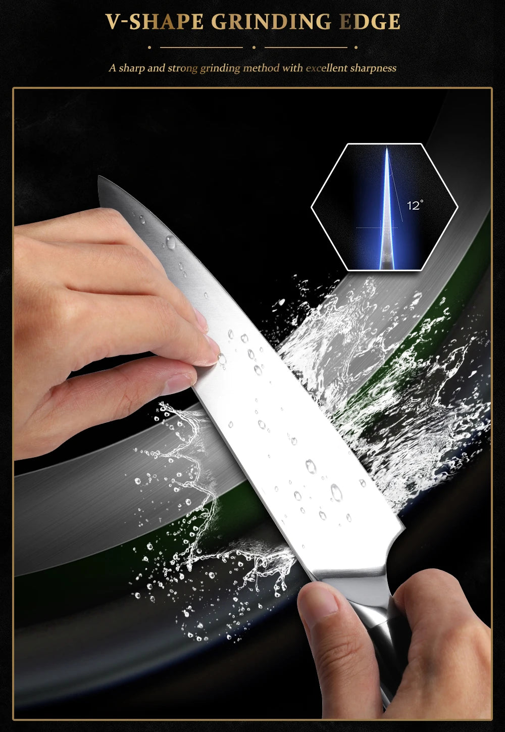 Grandsharp Knives Germany 4116 High Carbon Stainless Steel