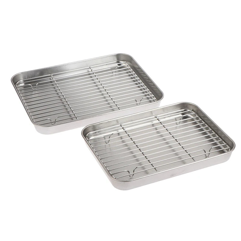 Removable Cooling Rack Oven Cooking Grilling Stainless Steel