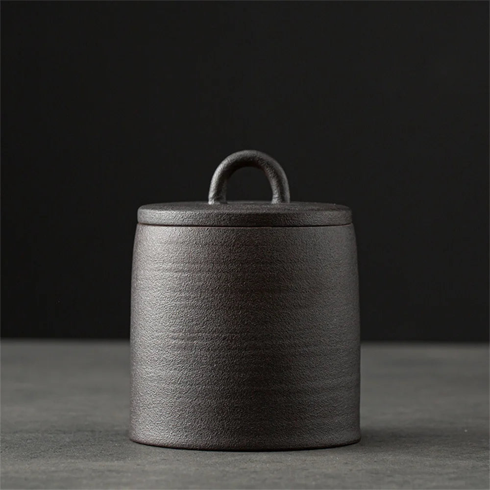 Ceramic Tea Caddy Sealed Jar Small Tea Box