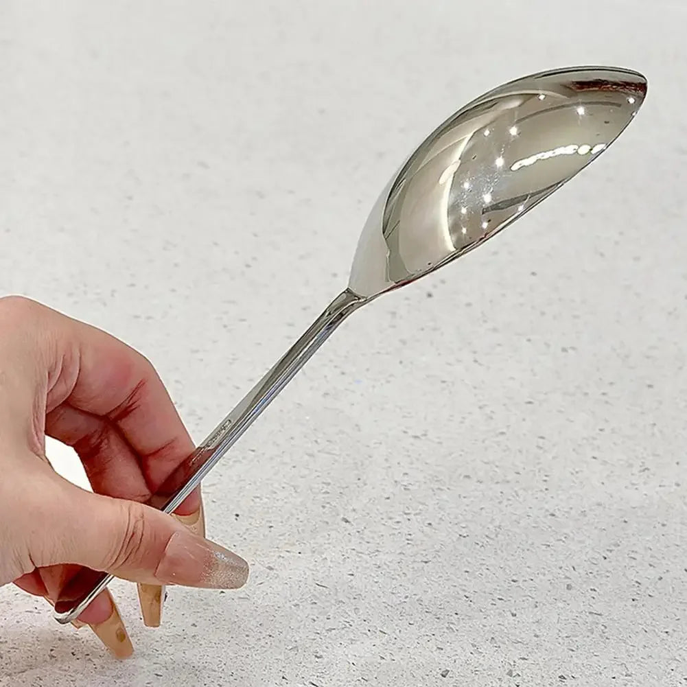 1/2pc Stainless Steel Ladles Serving Soup Rice Serving