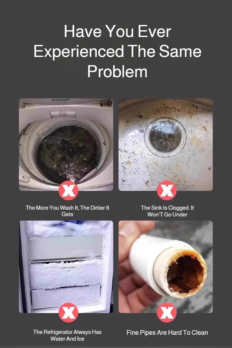 Washing Machine Cleaning Brush Drying Machine Pipeline Cleaning
