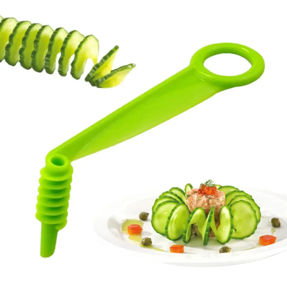 1pc Plastic Rotate Potato Slicer Twisted Potato Cucumber
