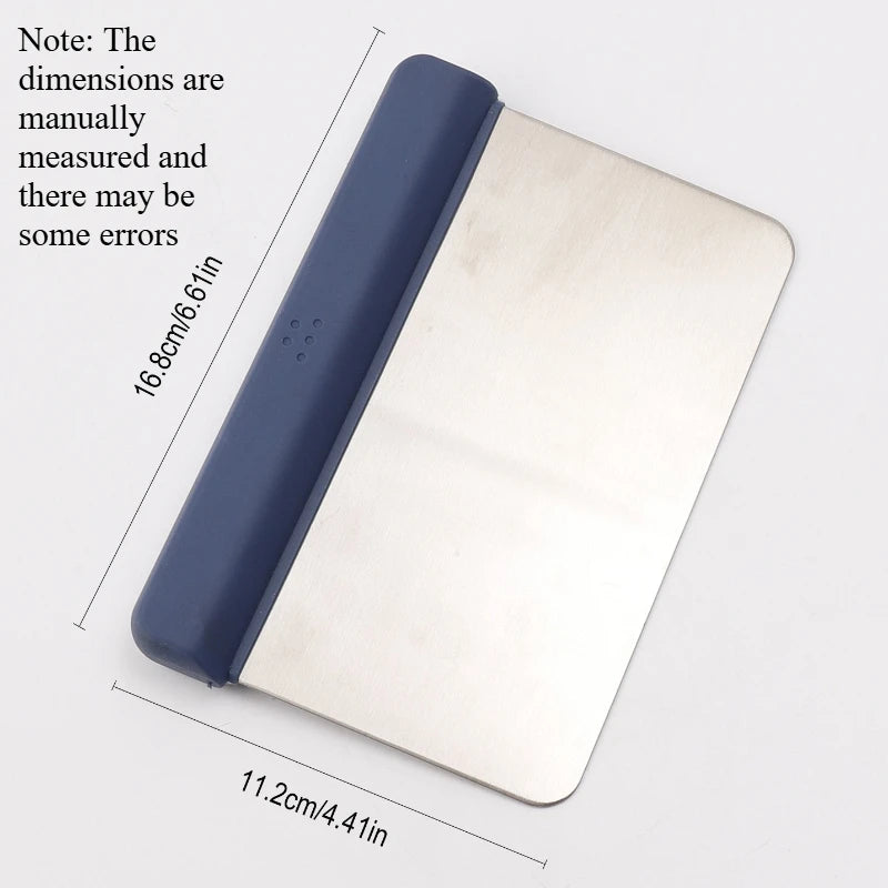 Stainless Steel Dough Scraper Handle Bench Cutter Pastry