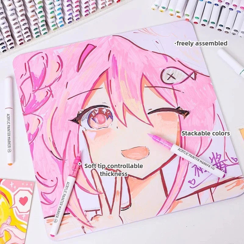 Languo 288/9 Colors Direct Liquid Acrylic Paint Pens