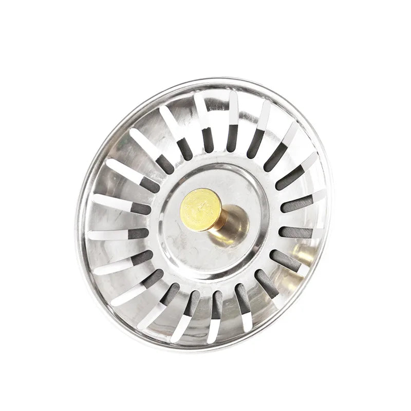 Sink Strainer Drains Filter Stainless Steel Stopper Waste