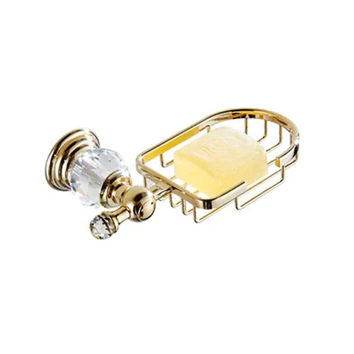 Zgrk Classical Bathroom Hardware Gold Polished Bath Wall-Mounted