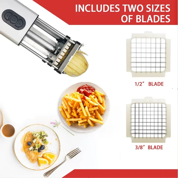 Commercial Vegetable Chopper Electric French Fry Maker Slicing
