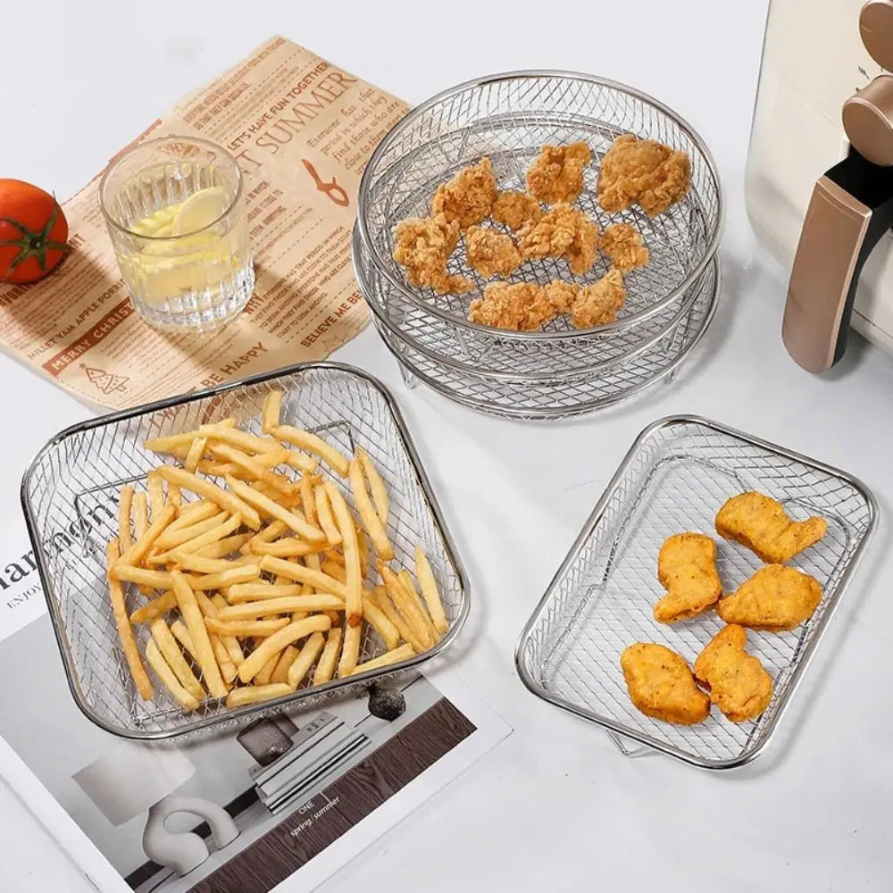 High Quality Stackable Air Fryer Rack Non-Stick Stainless