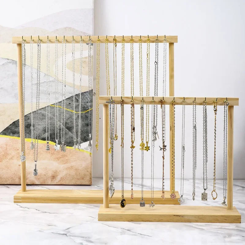 Chains Earrings Bracelets Showcase Storage Rack Jewelry Organizer
