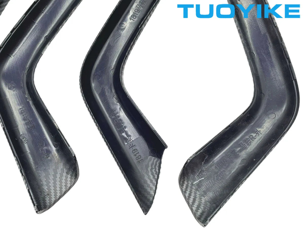 Car Abs Carbon Fiber Interior Door Pull Handle
