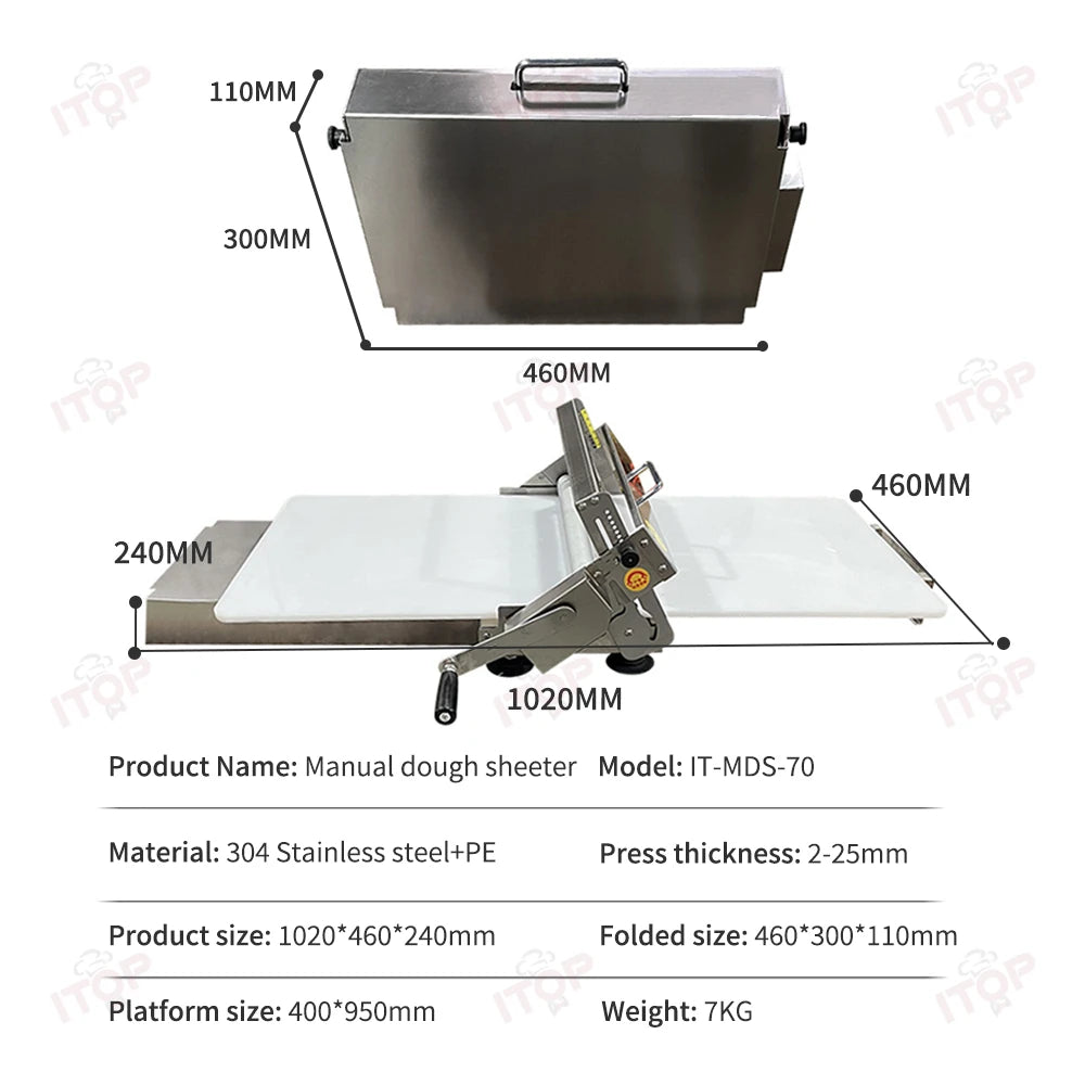 Commercial Pastry Machine Dough Sheeter Puff Pastry Maker