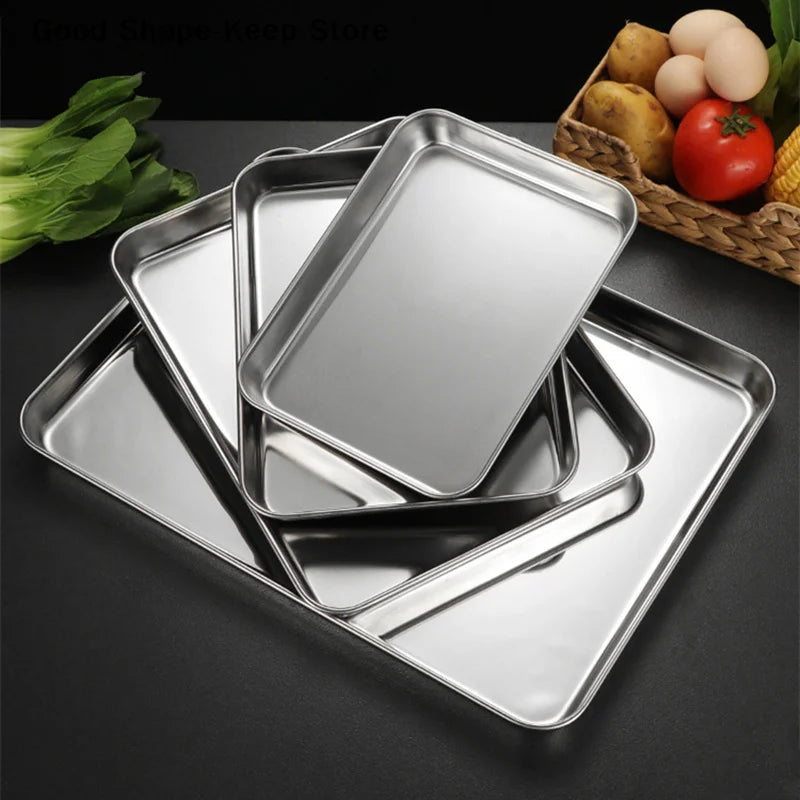 Stainless Steel Baking Tray Removable Cooling Rack Oven