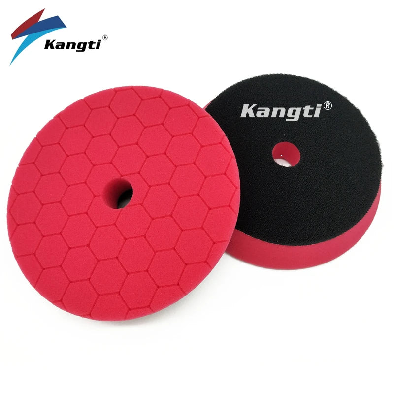 Kangti 5/6 Inch Car Polishing Pad Kit Self-Adhesive