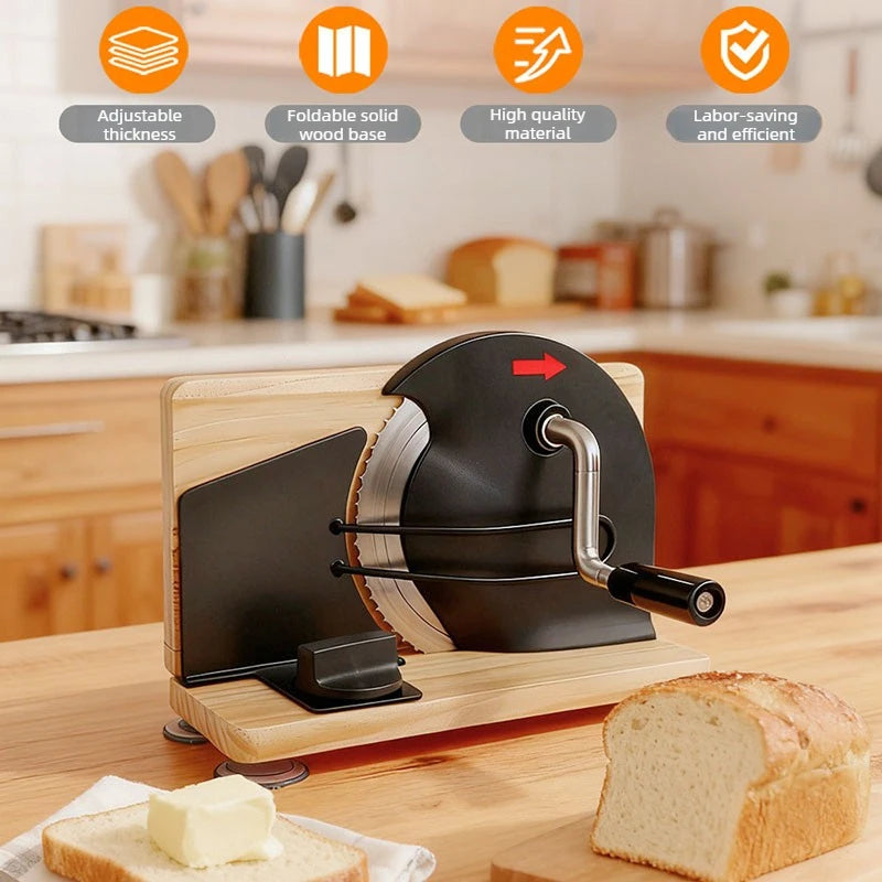 Adjustable Thickness Bread Slicer Toast Cutter Baking Loaf