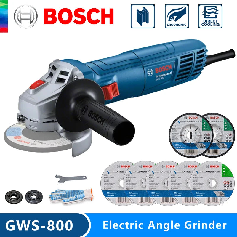 Original Bosch Gws 800 Angle Grinder Corded Polisher