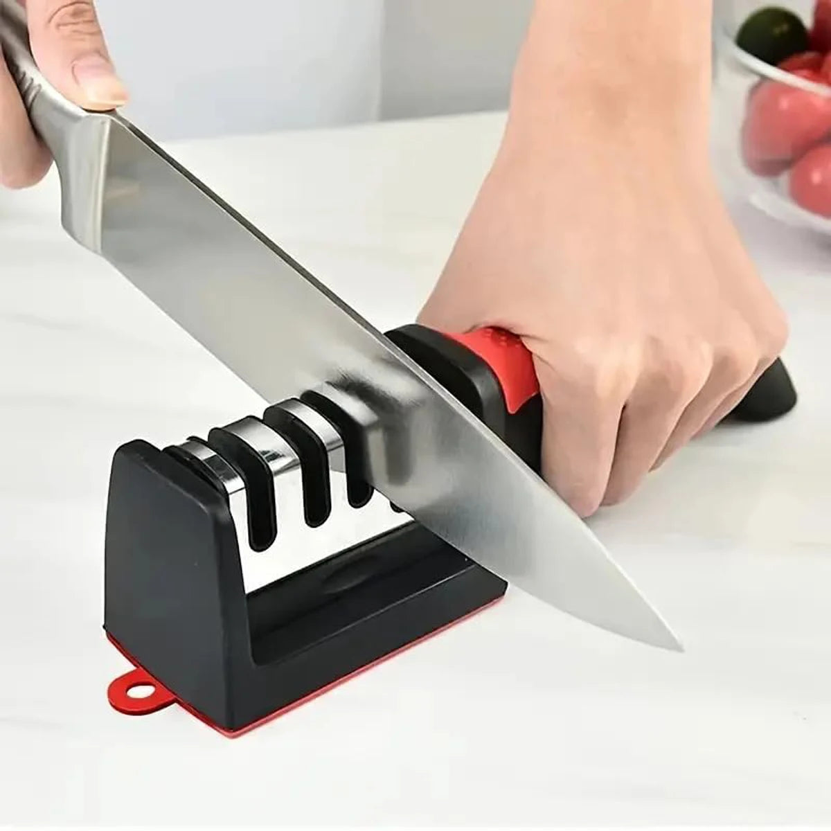3/4 Segment Knife Sharpener Sharpening Stone Non Slip