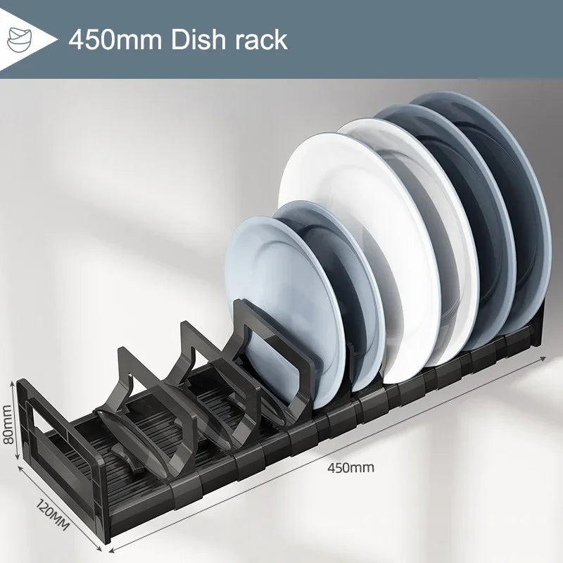 Bowl Dish Rack Cabinet Drawer Storage Rack Plate