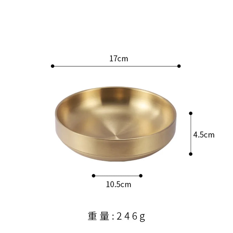Korean 304 Stainless Steel Sauce Dish Small Dish