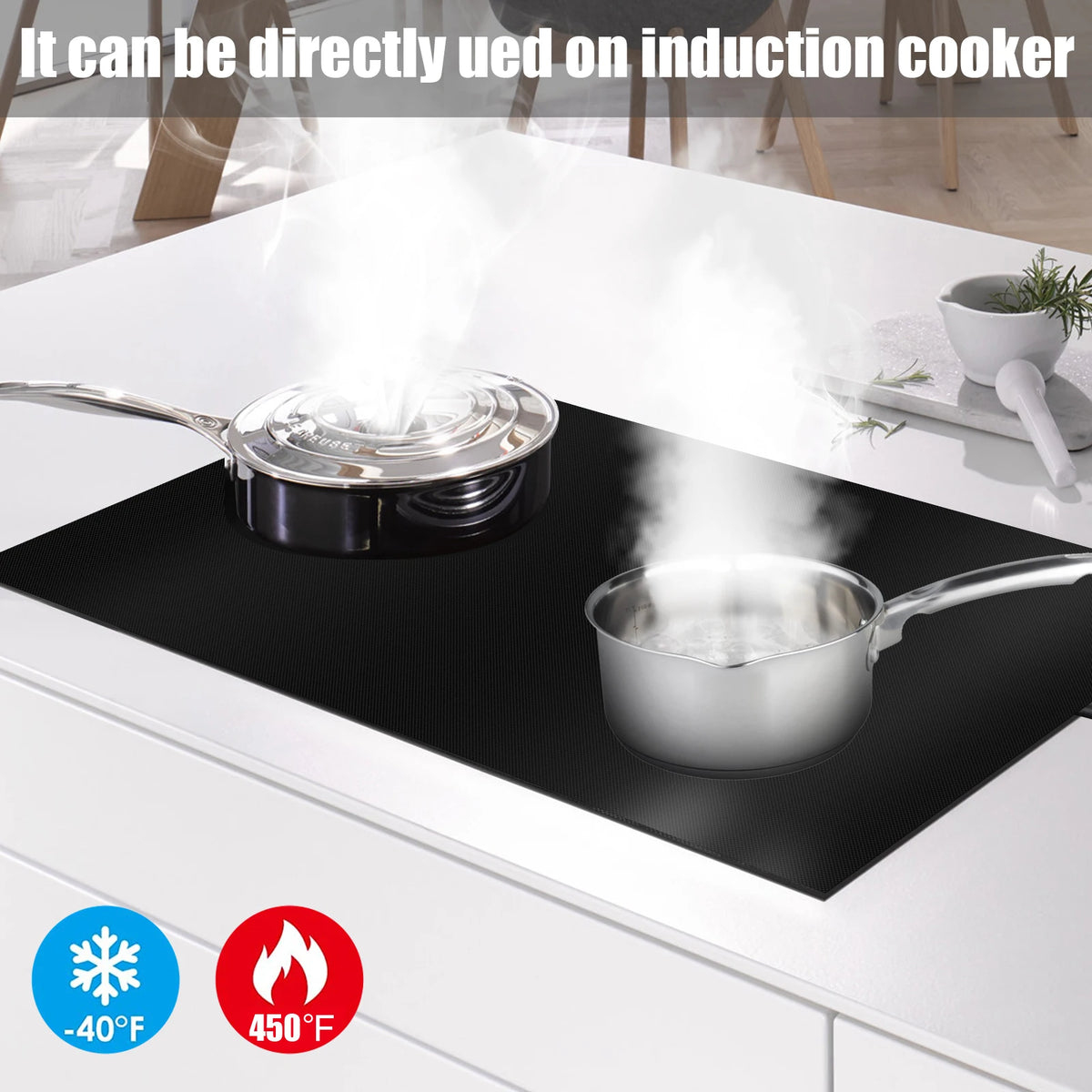 Induction Cooker Cover Silicone Mat Large Non Slip