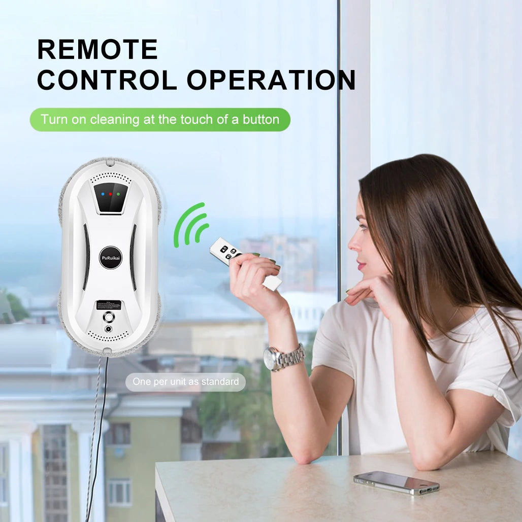Puruikai Ultra Thin Robot Vacuum Cleaner Window Cleaning