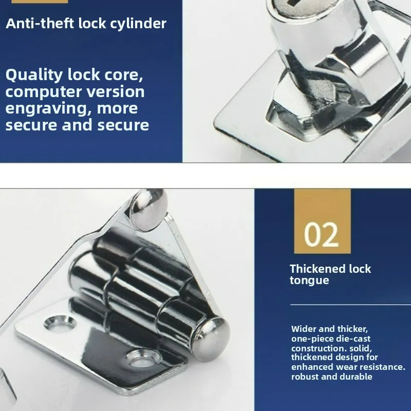 Extended Drawer Lock Refrigerator Cabinet Wooden Door Lock