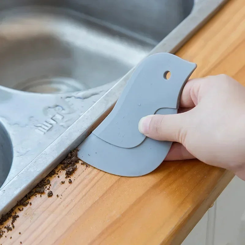 Oil Scraper Penguin Soft Scraper Baking Stove Dirt
