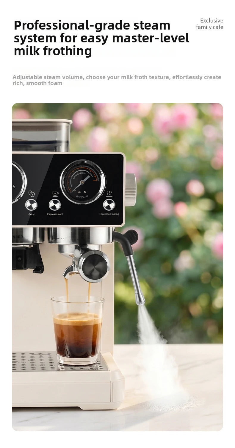 20bar Semi-Auto Espresso Machine Smart Touch Control Built-In
