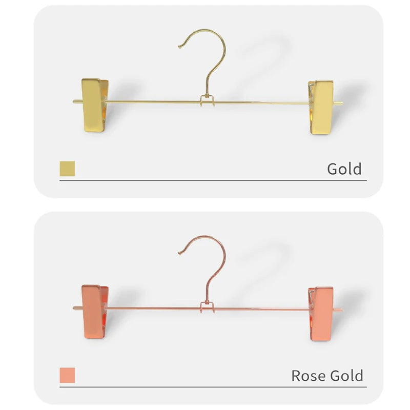 10-20pcs Metal Clothes Drying Rack Premium Shiny Gold