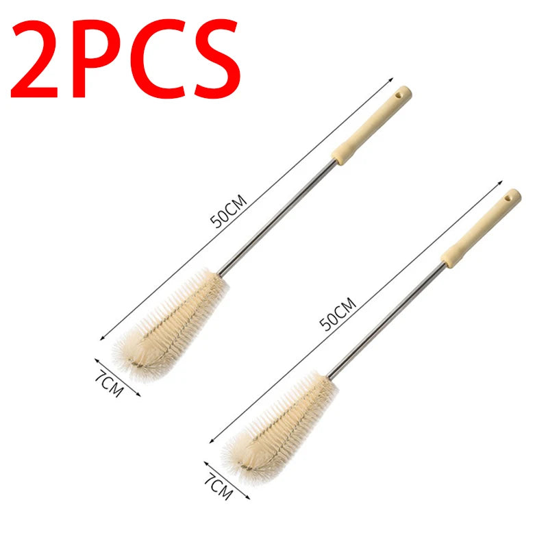 Wooden Bottle Cleaning Brush Long Handle Washing Brush