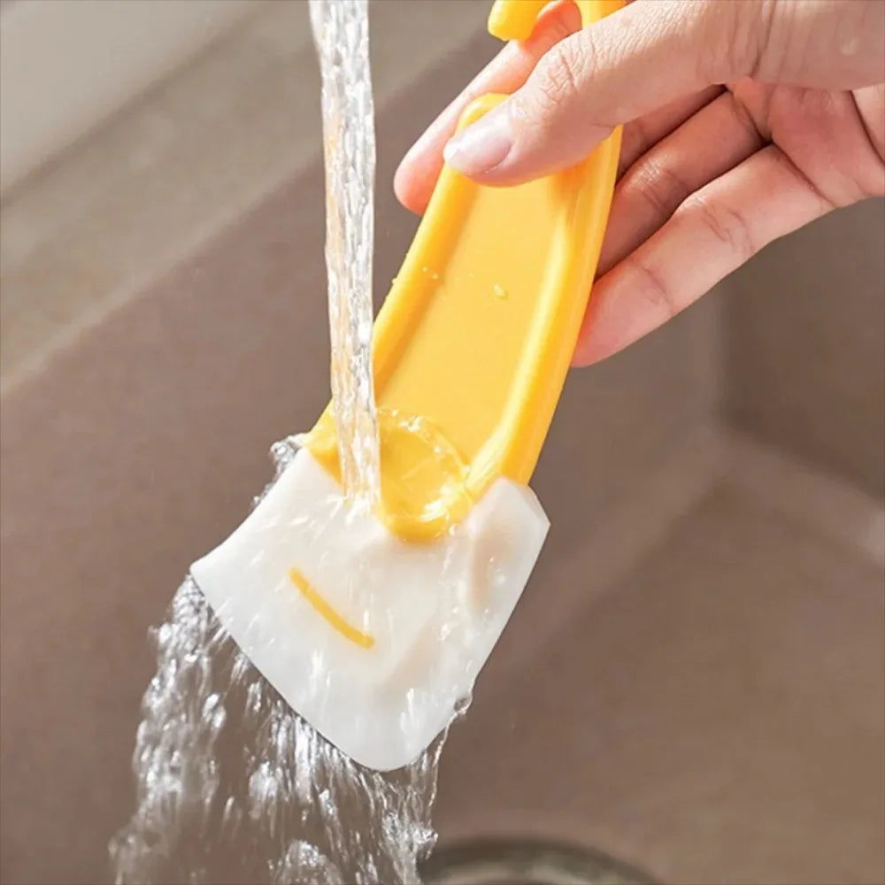 Durable Silicone Spatula Scraper Soft Blade Pan Cleaner