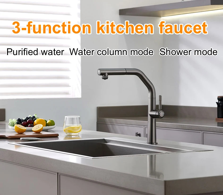 Vgx Gold Faucet Dual Spout Pure Drinking Water
