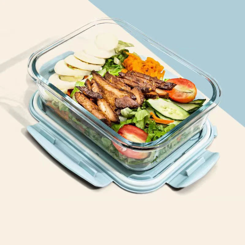 Style Lunch Box Glass 1050ml Microwave Bento Box