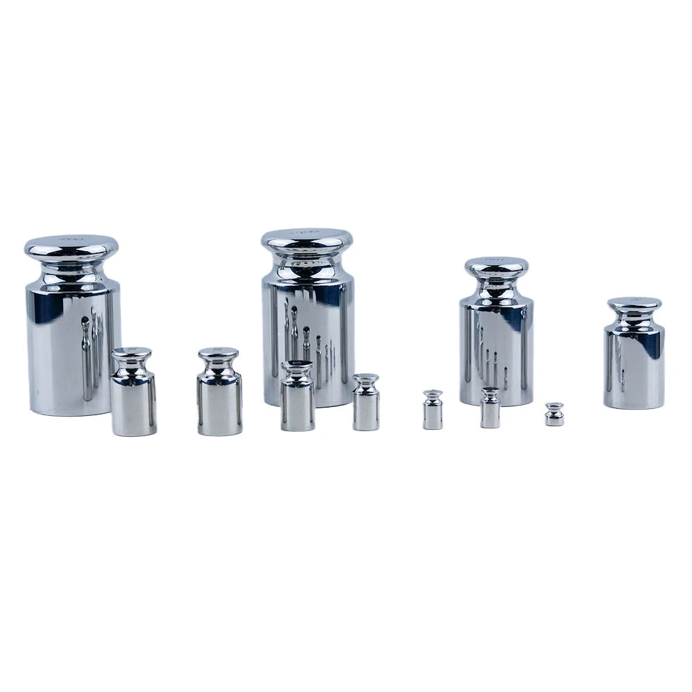 F1 Grade 24pcs 1mg-500g 304 Stainless Steel Digital
