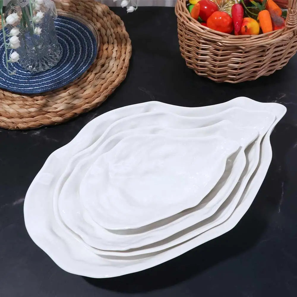 Tableware Ceramic Sashimi Plate Creative Reusable Storage Dish