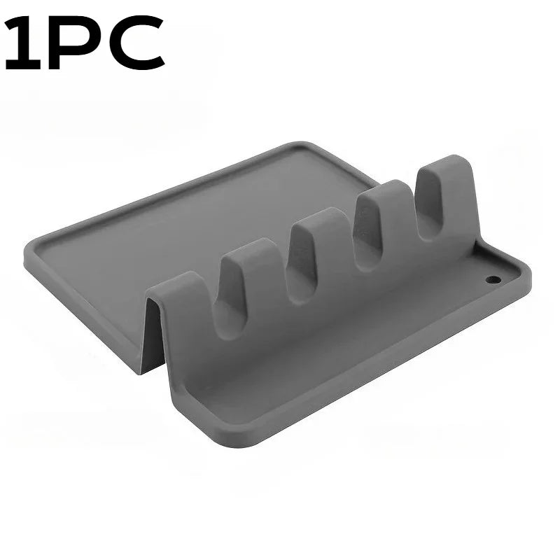 Silicone Kitchenware Rack Tableware Drying Mat Spoon Chopsticks