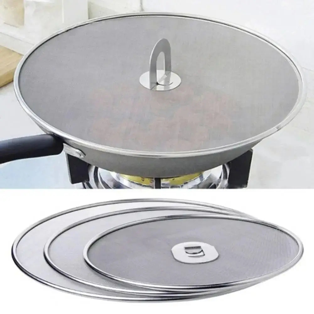 Splatter Screen Oil Proof Lid Stainless Steel Oil